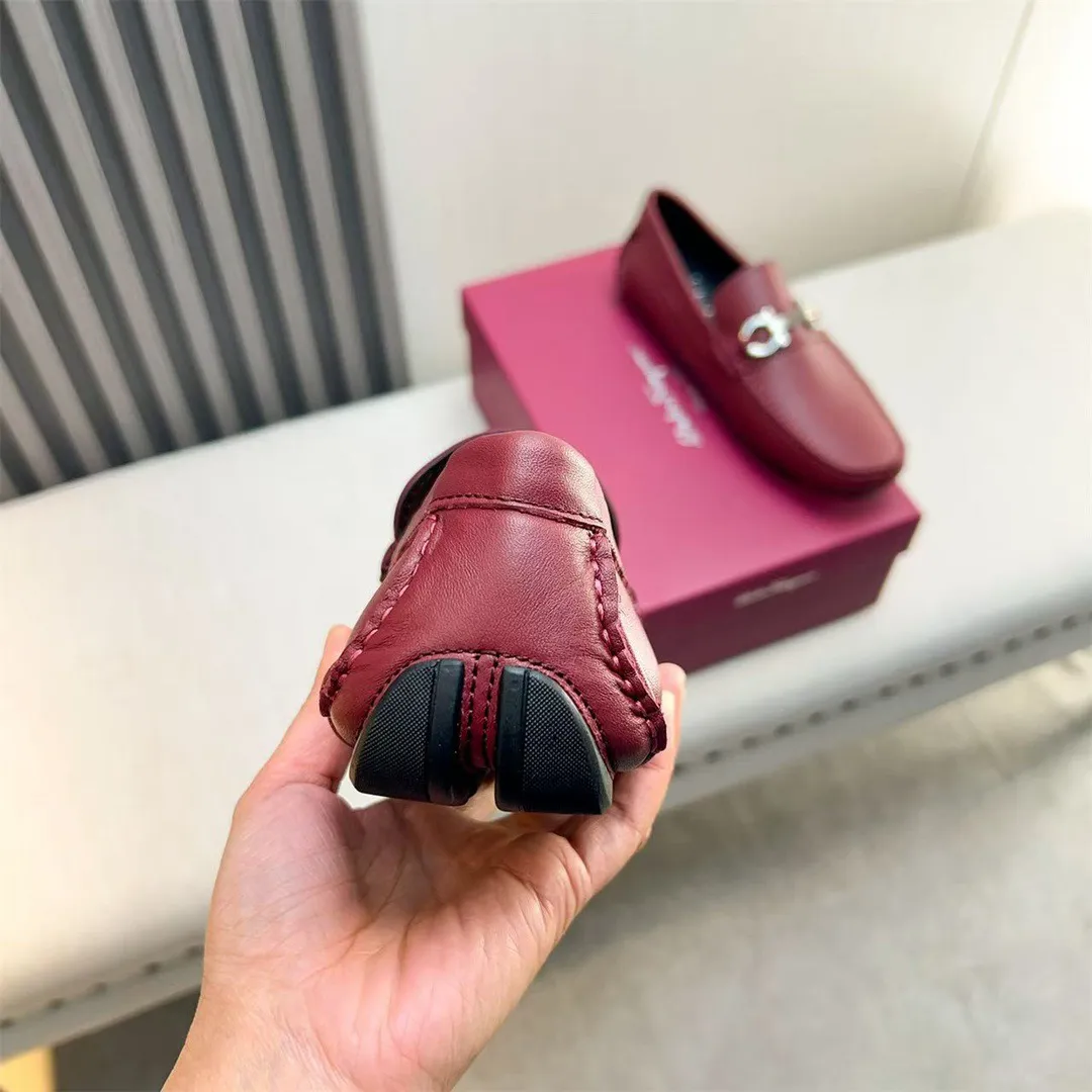 Men's shoes 💰560 Ferragamo new high-end quality 🔥 black cowhide ➕ cowhide lining size 38-45